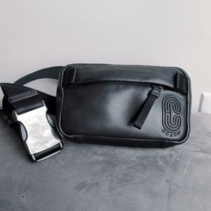 Coach Black Leather Crossbody Bag